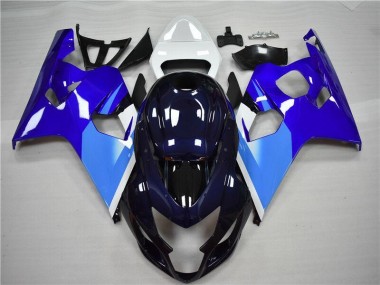 2004-2005 Blue White Suzuki GSXR 600/750 Bike Fairing Kit Canada