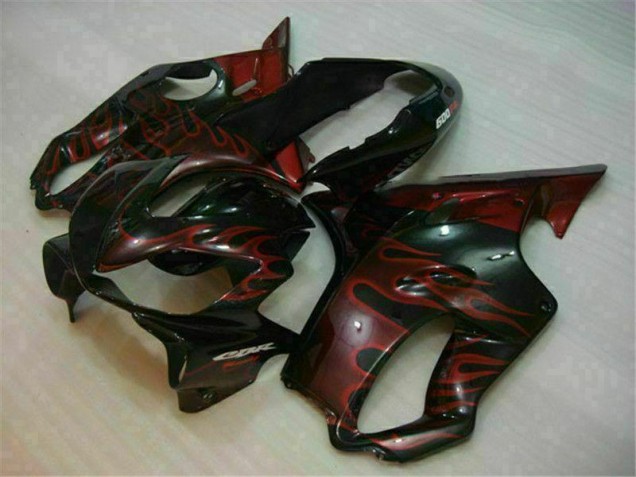 2004-2007 Red Flame Honda CBR600 F4i Bike Fairings Canada