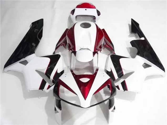 2005-2006 Red White Black Honda CBR600RR Motorcycle Fairing Canada 2005-2006 Red White Black Honda CBR600RR Motorcycle Fairing Canada