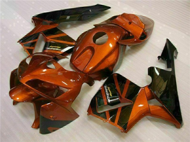 2005-2006 Orange Black Honda CBR600RR Bike Fairings Canada