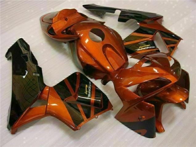 2005-2006 Orange Black Honda CBR600RR Bike Fairings Canada