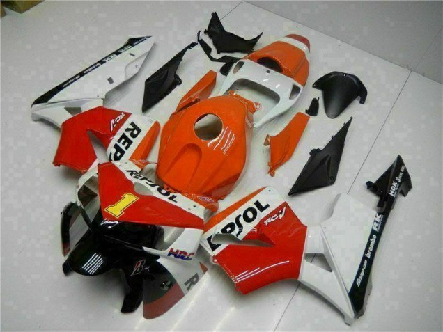 2005-2006 Orange Repsol Honda CBR600RR Bike Fairing Kit Canada 2005-2006 Orange Repsol Honda CBR600RR Bike Fairing Kit Canada