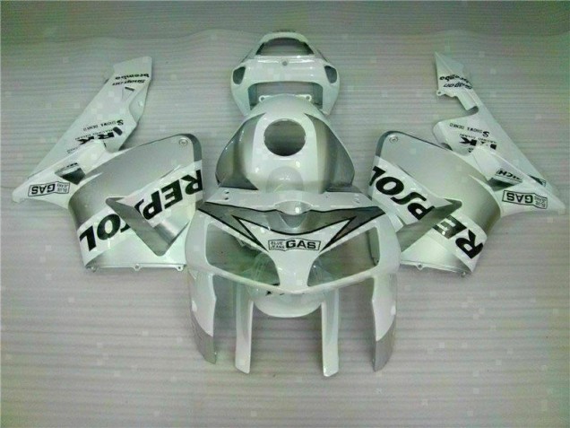 2005-2006 White Repsol Honda CBR600RR Motorbike Fairing Kits Canada