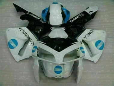 2005-2006 White Blue Honda CBR600RR Motorcyle Fairings Canada