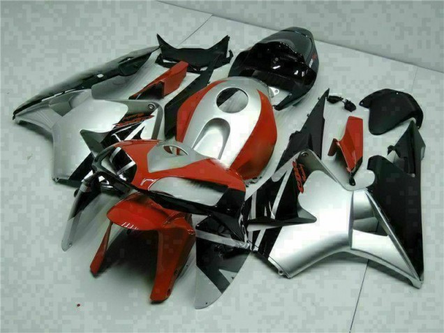 2005-2006 Black Silver Red Honda CBR600RR Motorcycle Fairings Canada 2005-2006 Black Silver Red Honda CBR600RR Motorcycle Fairings Canada