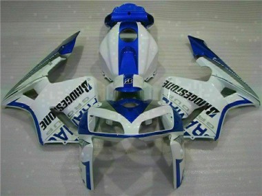 2005-2006 White Blue Honda CBR600RR Motorcycle Fairing Kits Canada