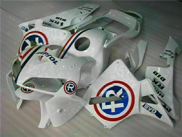 2005-2006 White Honda CBR600RR Bike Fairings Canada 2005-2006 White Honda CBR600RR Bike Fairings Canada