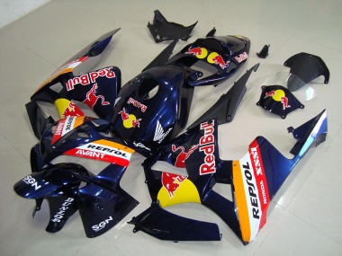 2005-2006 Dark Blue Red Bull Repsol Honda CBR600RR Motorcycle Fairings Kits Canada