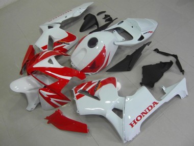 2005-2006 Red White Honda CBR600RR Replacement Motorcycle Fairings Canada