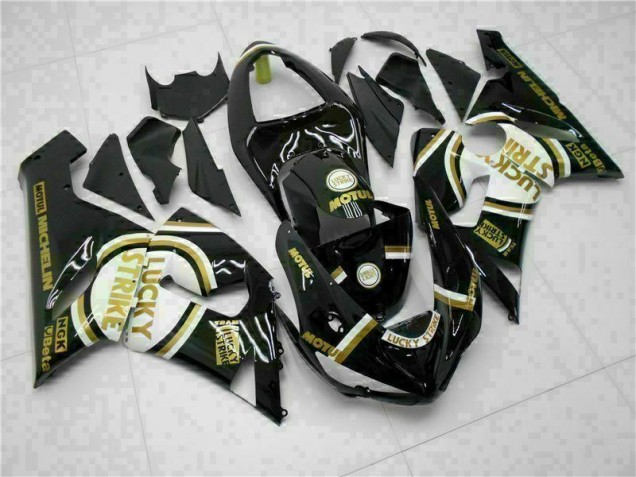 2005-2006 Black Kawasaki ZX6R Motorcylce Fairings Canada