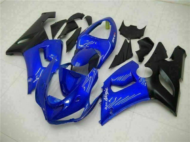 2005-2006 Blue Kawasaki ZX6R Motorcycle Fairing Kit Canada 2005-2006 Blue Kawasaki ZX6R Motorcycle Fairing Kit Canada