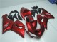 2005-2006 Candy Red Kawasaki ZX6R Motorcycle Fairing Kits Canada