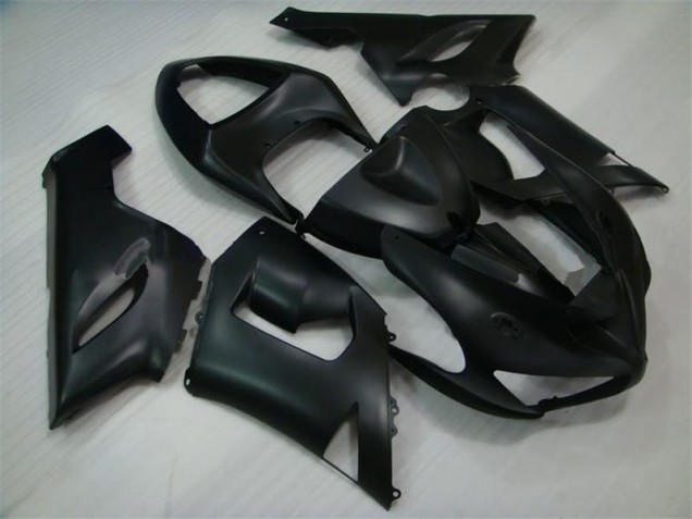 2005-2006 Matte Black Kawasaki ZX6R Bike Fairing Canada 2005-2006 Matte Black Kawasaki ZX6R Bike Fairing Canada