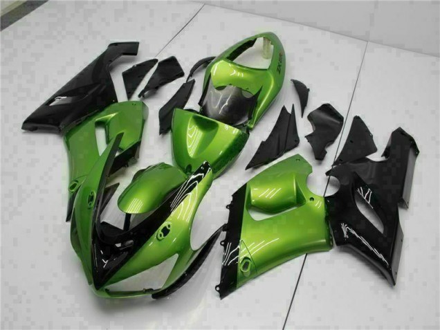 2005-2006 Green Kawasaki ZX6R Motorcycle Bodywork Canada
