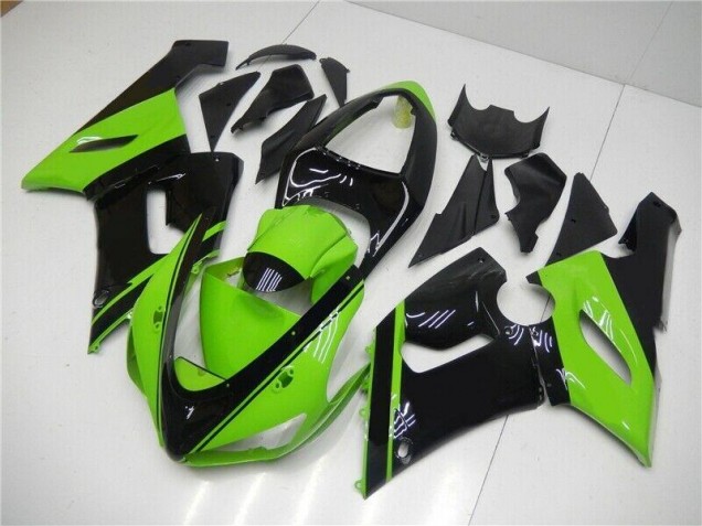 2005-2006 Green Black Kawasaki ZX6R Motor Fairings Canada