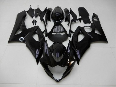 2005-2006 Glossy Black Suzuki GSXR 1000 Bike Fairings Canada