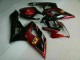 2005-2006 Red Black Suzuki GSXR 1000 Bike Fairing Kit Canada