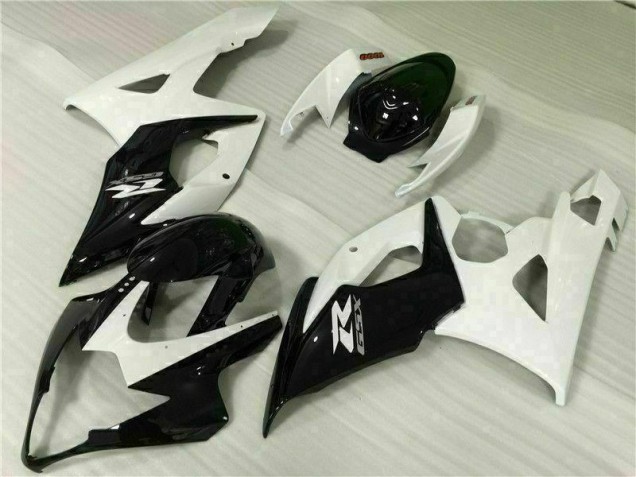 2005-2006 White Black Suzuki GSXR 1000 Moto Fairings Canada
