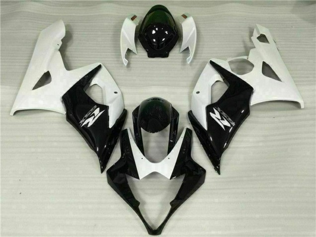 2005-2006 White Black Suzuki GSXR 1000 Moto Fairings Canada