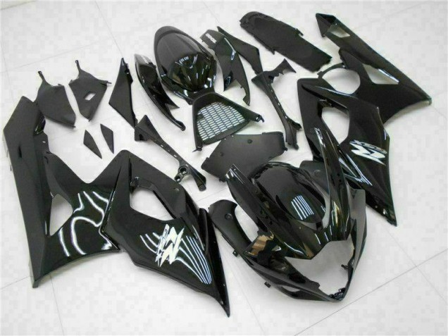 2005-2006 Glossy Black Suzuki GSXR 1000 Motor Fairings Canada