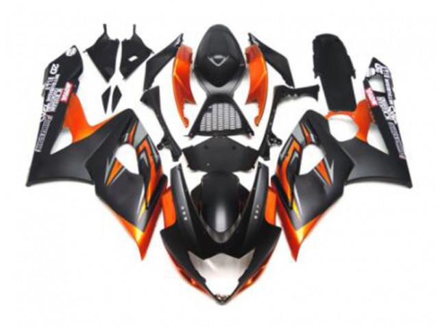 2005-2006 Black Orange Suzuki GSXR 1000 Motorbike Fairing Canada