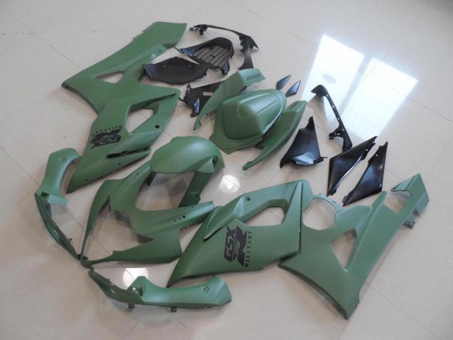 2005-2006 Matte Army Green Suzuki GSXR 1000 Motorcyle Fairings Canada 2005-2006 Matte Army Green Suzuki GSXR 1000 Motorcyle Fairings Canada