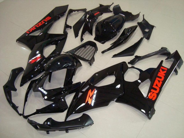2005-2006 Glossy Black Red Sticker Suzuki GSXR 1000 Bike Fairing Canada