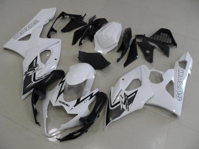 2005-2006 White and Black Suzuki GSXR 1000 Motorcyle Fairings Canada 2005-2006 White and Black Suzuki GSXR 1000 Motorcyle Fairings Canada
