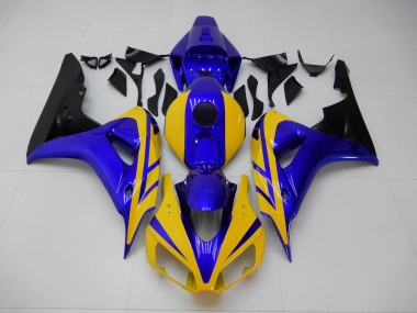 2006-2007 Yellow Blue Honda CBR1000RR Replacement Motorcycle Fairings Canada
