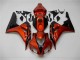 2006-2007 Orange Black Honda CBR1000RR Motorcycle Fairings Kit Canada
