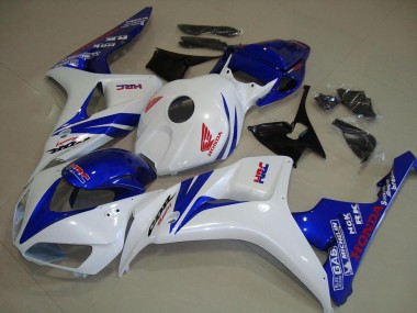 2006-2007 White and Blue Honda CBR1000RR Replacement Fairings Canada