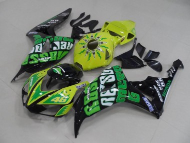 2006-2007 Yellow Green Rossi Honda CBR1000RR Motor Fairings Canada