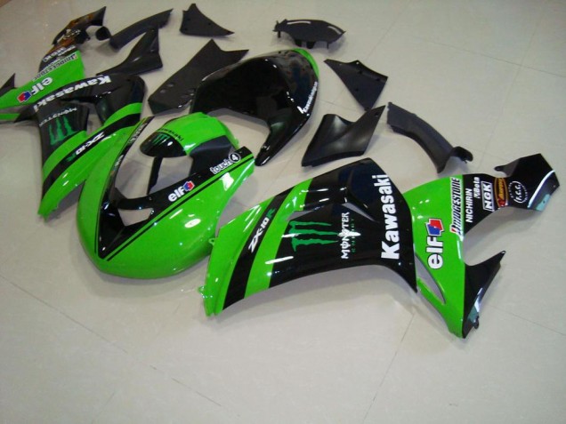 2006-2007 Green Monster Race Kawasaki ZX10R Motorcycle Fairings Kit Canada