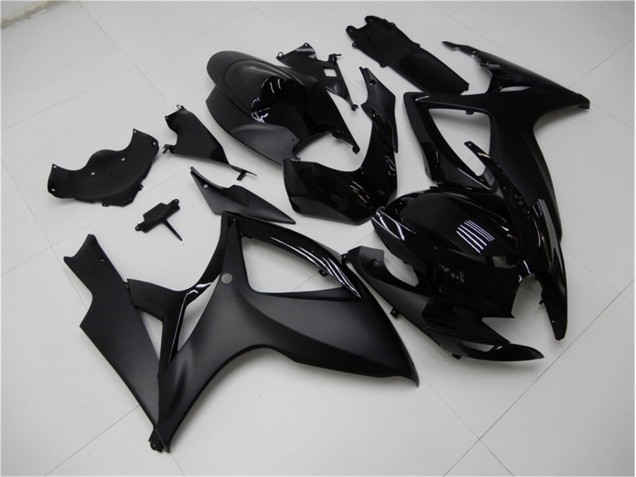 2006-2007 Matte Black Suzuki GSXR 600/750 Bike Fairings Canada