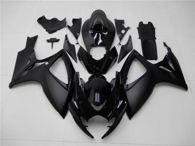 2006-2007 Matte Black Suzuki GSXR 600/750 Bike Fairings Canada