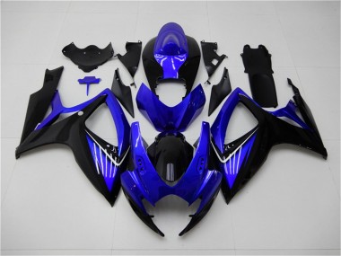 2006-2007 Blue Black Suzuki GSXR 600/750 Replacement Fairings & Bodywork Canada