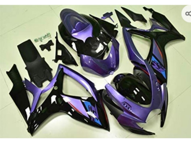 2006-2007 Purple Black Suzuki GSXR 600/750 Replacement Motorcycle Fairings Canada 2006-2007 Purple Black Suzuki GSXR 600/750 Replacement Motorcycle Fairings Canada