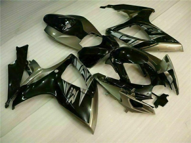 2006-2007 Black Grey Suzuki GSXR 600/750 Motorcycle Fairing Kits Canada