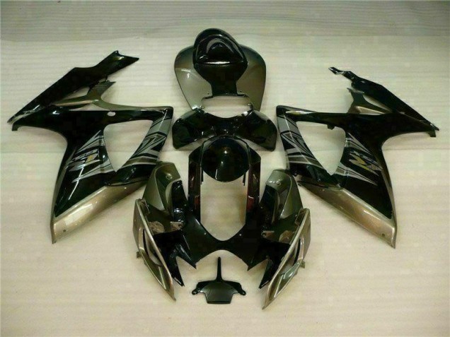 2006-2007 Black Grey Suzuki GSXR 600/750 Motorcycle Fairing Kits Canada