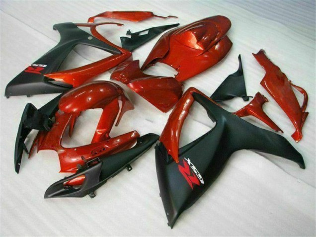 2006-2007 Red Black Suzuki GSXR 600/750 Motorcycle Bodywork Canada