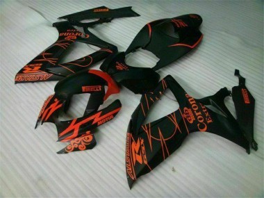 2006-2007 Black Suzuki GSXR 600/750 Motorcycle Fairings Kits Canada
