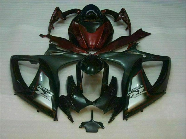 2006-2007 Black Red Suzuki GSXR 600/750 Motorcycle Fairings Canada 2006-2007 Black Red Suzuki GSXR 600/750 Motorcycle Fairings Canada