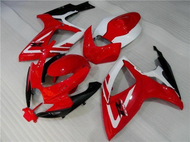 2006-2007 Red White Suzuki GSXR 600/750 Motorbike Fairing Canada 2006-2007 Red White Suzuki GSXR 600/750 Motorbike Fairing Canada