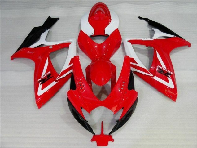 2006-2007 Red White Suzuki GSXR 600/750 Motorbike Fairing Canada 2006-2007 Red White Suzuki GSXR 600/750 Motorbike Fairing Canada