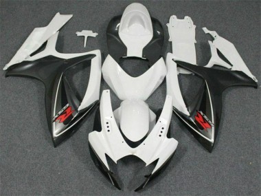 2006-2007 White Suzuki GSXR 600/750 Motorcycle Fairing Kits Canada