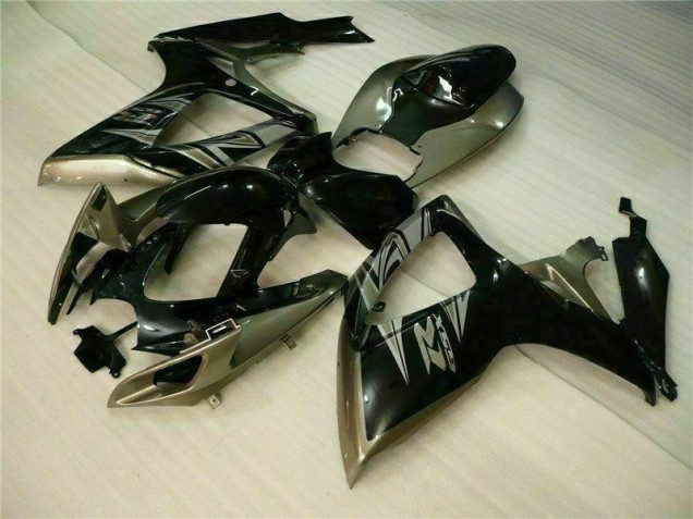 2006-2007 Black Grey Suzuki GSXR 600/750 Motorcycle Replacement Fairings Canada 2006-2007 Black Grey Suzuki GSXR 600/750 Motorcycle Replacement Fairings Canada