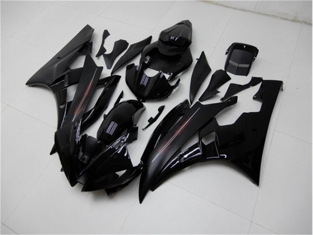 2006-2007 Glossy Matte Black Yamaha YZF R6 Motor Bike Fairings Canada 2006-2007 Glossy Matte Black Yamaha YZF R6 Motor Bike Fairings Canada