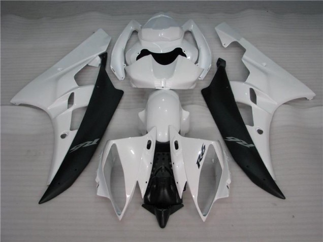 2006-2007 White Black Yamaha YZF R6 Motorcycle Bodywork Canada 2006-2007 White Black Yamaha YZF R6 Motorcycle Bodywork Canada
