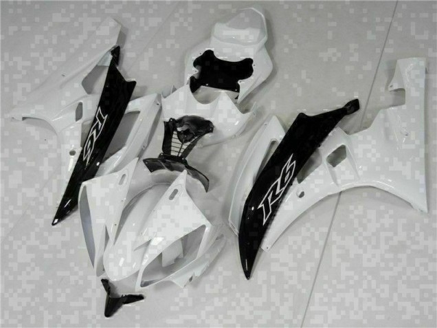 2006-2007 White Black Yamaha YZF R6 Bike Fairings Canada 2006-2007 White Black Yamaha YZF R6 Bike Fairings Canada