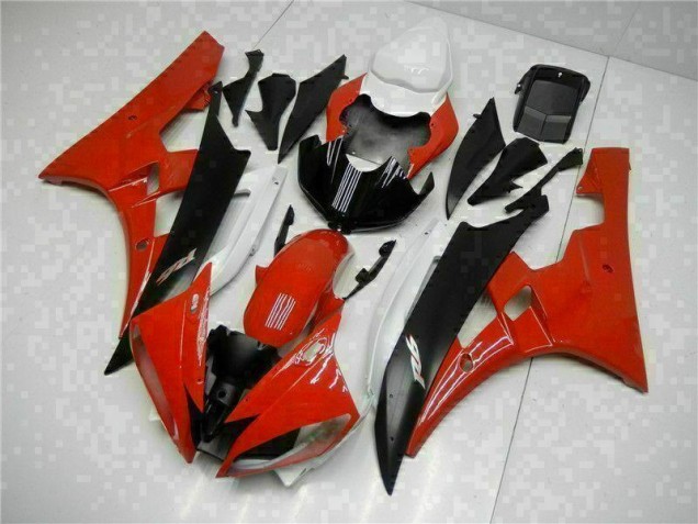 2006-2007 Red Black Yamaha YZF R6 Motorcycle Fairings Kits Canada 2006-2007 Red Black Yamaha YZF R6 Motorcycle Fairings Kits Canada